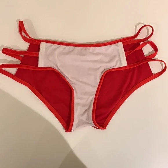 BCBGeneration Red Bathing Suit Size Small - Picture 9 of 11